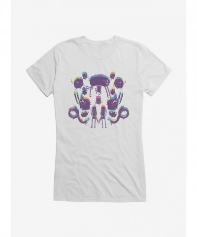 Adventure Time Acid Colorblock Junior Girls T-Shirt