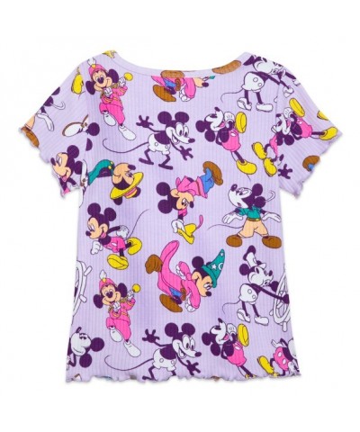 Mickey Mouse Vintage Fashion Tee for Girls