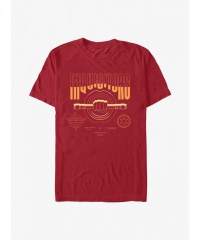 Star Wars Obi-Wan Kenobi Inquisitors Collegiate T-Shirt - Cardinal Red Unisex