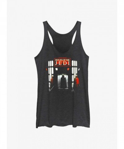 Star Wars Jedi Returns 40th Anniv Ele-Vader Girl's Tank Top - Black