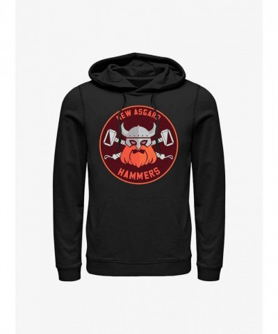Marvel's Thor Love and Thunder Badge Hoodie - Men's Black