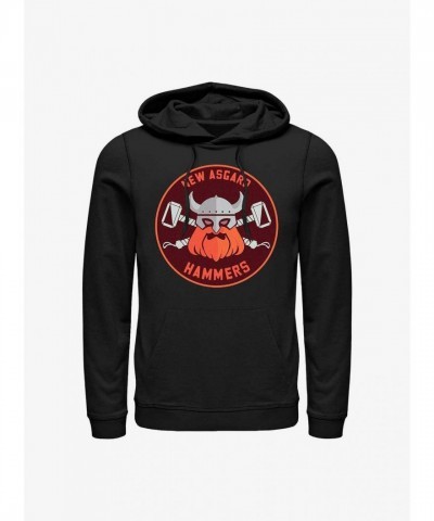 Marvel's Thor Love and Thunder Badge Hoodie - Men's Black