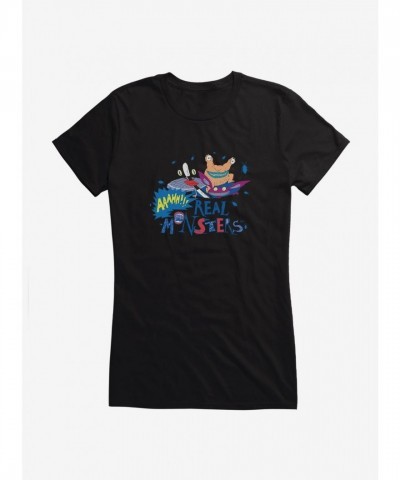 Aaahh!!! Real Monsters Girls Splash Tee