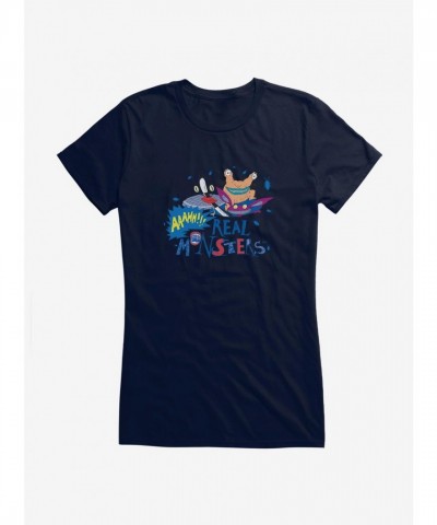 Aaahh!!! Real Monsters Girls Splash Tee