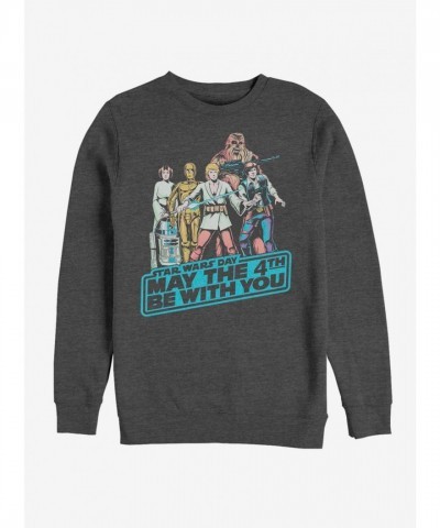 Star Wars May the Fourth Unisex Sweatshirt - Grey