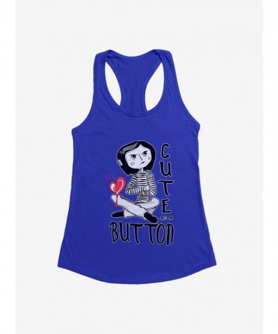 Coraline Jones Cute Girls Tank Top in Junior Sizes