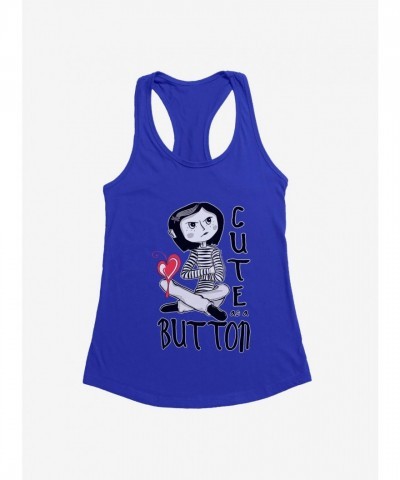 Coraline Jones Cute Girls Tank Top in Junior Sizes