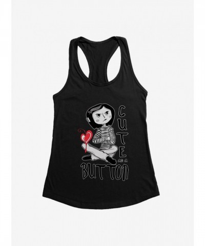 Coraline Jones Cute Girls Tank Top in Junior Sizes