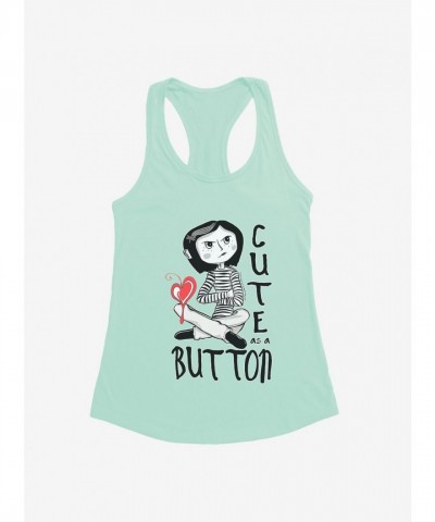 Coraline Jones Cute Girls Tank Top in Junior Sizes