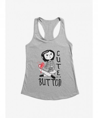 Coraline Jones Cute Girls Tank Top in Junior Sizes