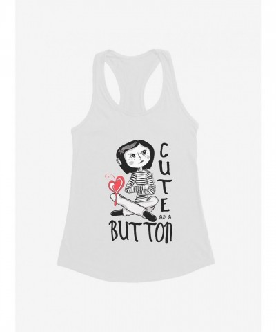 Coraline Jones Cute Girls Tank Top in Junior Sizes