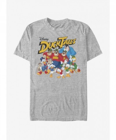 Disney Ducktales Crewneck T-Shirt - Grey Men's
