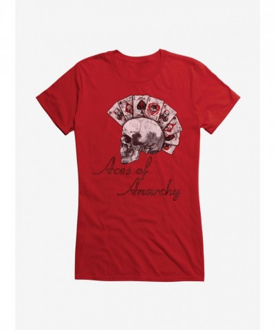 Alchemy England Girls Aces Of Anarchy Junior T-Shirt