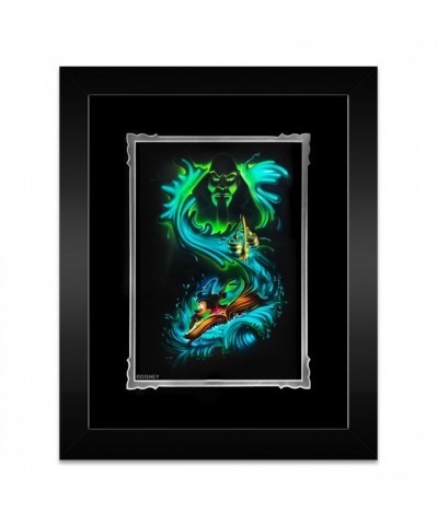 Sorcerer Mickey Mouse Deluxe Framed Print "Waves of Magic" by Noah