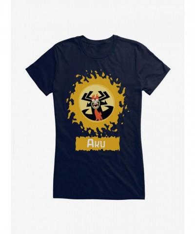 Samurai Jack Master Of Darkness Aku Junior Girls T-Shirt