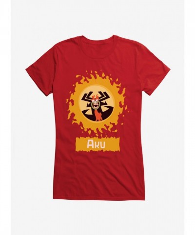Samurai Jack Master Of Darkness Aku Junior Girls T-Shirt
