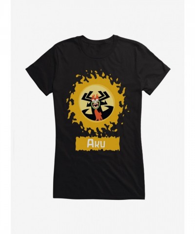 Samurai Jack Master Of Darkness Aku Junior Girls T-Shirt