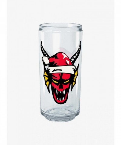 Stranger Things Santa Demon Clear Cup - 16 oz Tritan Durable