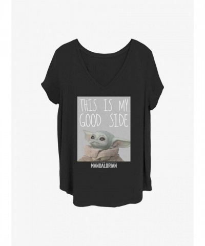 Star Wars Mandalorian Inspired Plus Size Shirt for Girls - Black