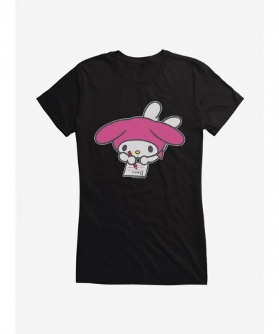 My Melody Inspired Lightweight Cotton Girls T-Shirt