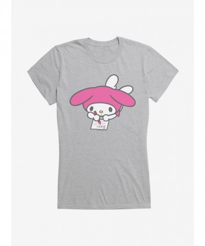 My Melody Inspired Lightweight Cotton Girls T-Shirt