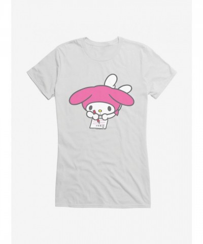 My Melody Inspired Lightweight Cotton Girls T-Shirt