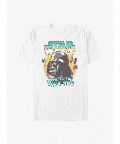 Darth Vader T-Shirt for Men - White Lightweight Cotton