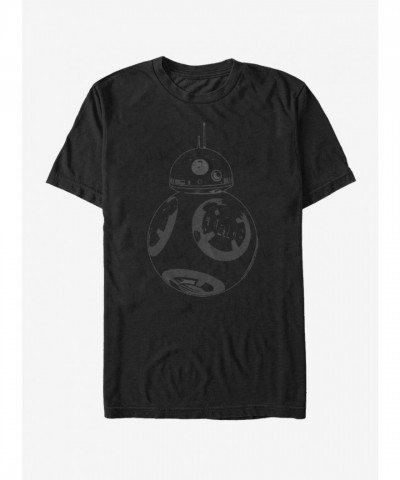 Sleek Black BB-8 T-Shirt - Show Support for Poe Dameron
