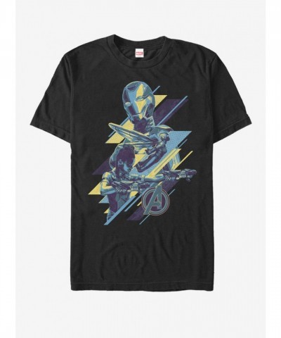 Marvel Endgame Geo Print Women's Black T-Shirt