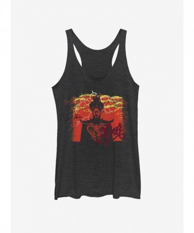Disney Aladdin 2019 Jafar Girls Cotton Tank Top - Black