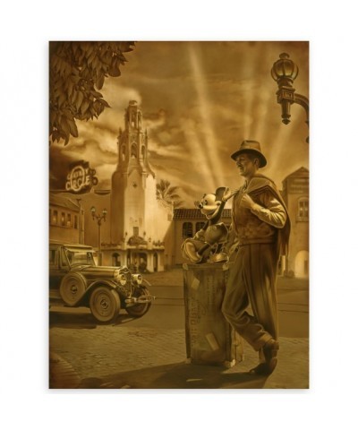 Mickey Mouse and Walt Disney StoryTellers Limited Edition Giclée Art by Noah
