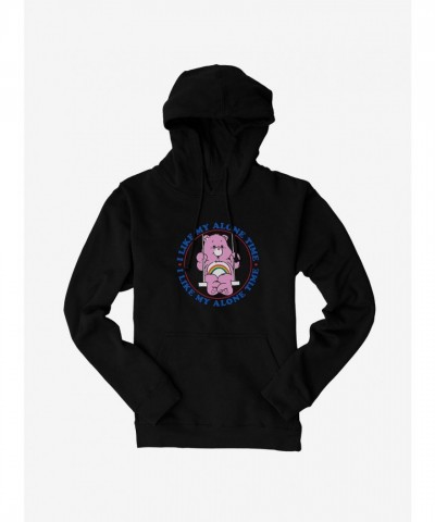 Cheer Bear Alone Time Hoodie for Unisex Fashion