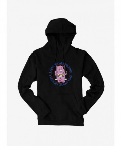 Cheer Bear Alone Time Hoodie for Unisex Fashion
