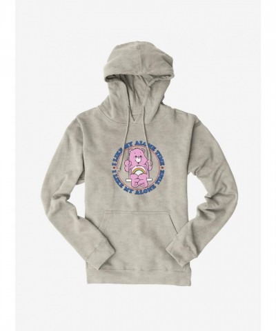 Cheer Bear Alone Time Hoodie for Unisex Fashion