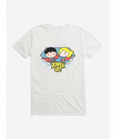 Superman Supergirl Chibi Power-Up Unisex Tee