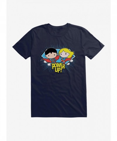 Superman Supergirl Chibi Power-Up Unisex Tee
