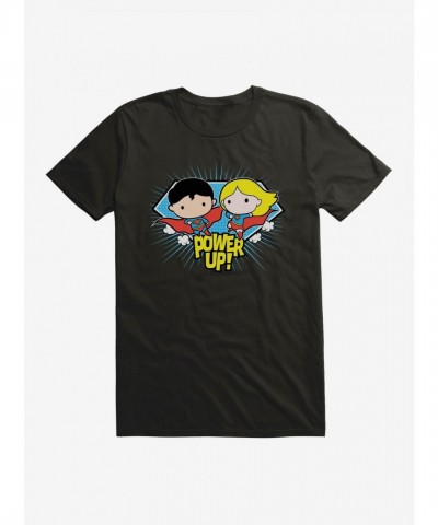 Superman Supergirl Chibi Power-Up Unisex Tee