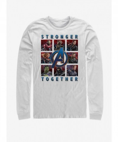 Marvel Avengers Endgame Collection Long-Sleeve T-Shirt for Men - White