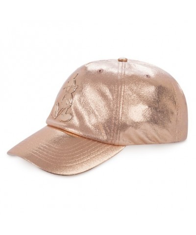 Mickey Mouse Rose Gold Baseball Cap for Boys