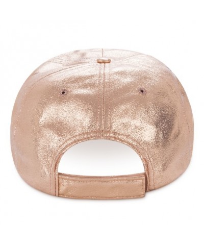 Mickey Mouse Rose Gold Baseball Cap for Boys