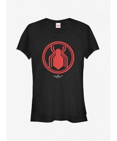 Marvel's Droney Logo T-Shirt for Girls - Black