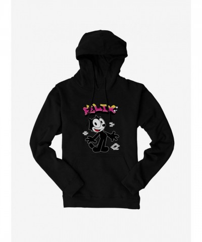 Felix Cat Graffiti Art Hoodie for Men
