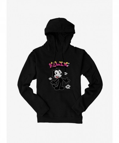 Felix Cat Graffiti Art Hoodie for Men