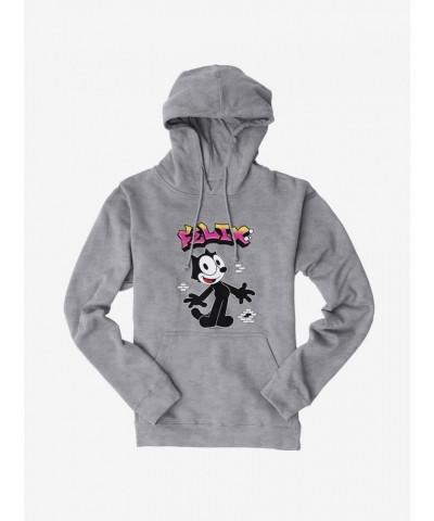 Felix Cat Graffiti Art Hoodie for Men