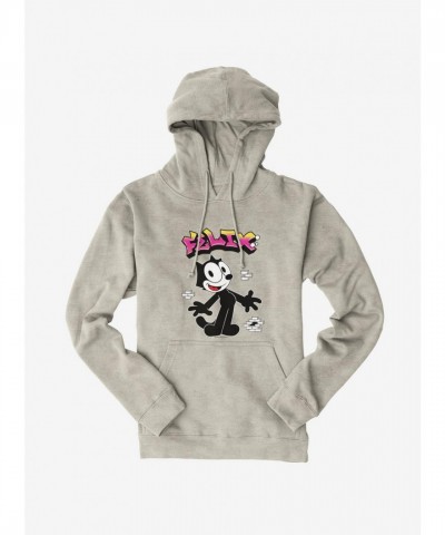 Felix Cat Graffiti Art Hoodie for Men