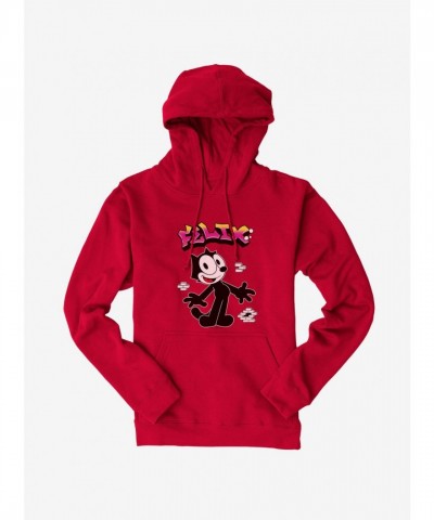 Felix Cat Graffiti Art Hoodie for Men