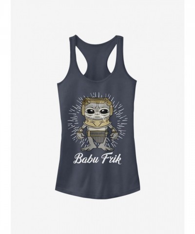 Star Wars Rise of Skywalker Frik Girls Blue Tank Top