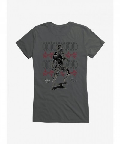 Mummy Themed Hieroglyphics Tee for Girls