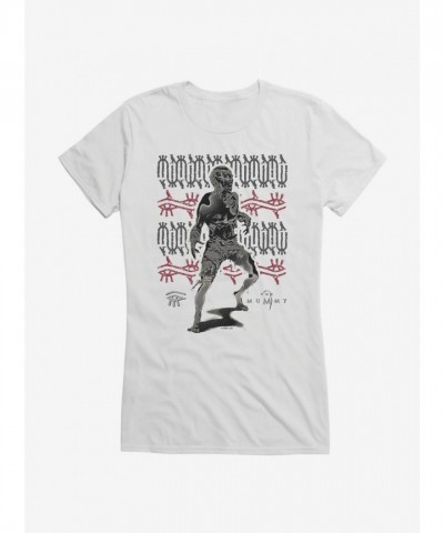 Mummy Themed Hieroglyphics Tee for Girls