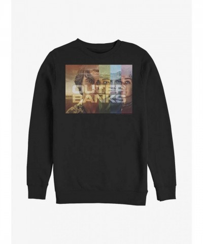 Outer Banks TV Show Unisex Cotton Blend Sweatshirt - Black